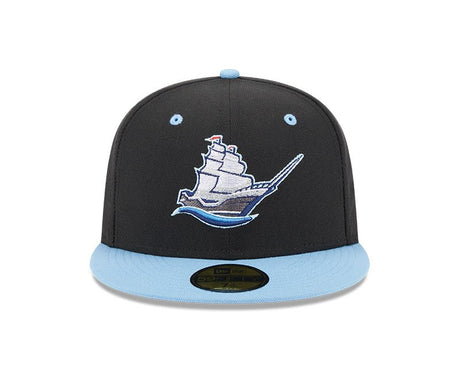 Columbus Clippers Black/Light Blue Theme Night 59FIFTY Fitted Hat - New Era -