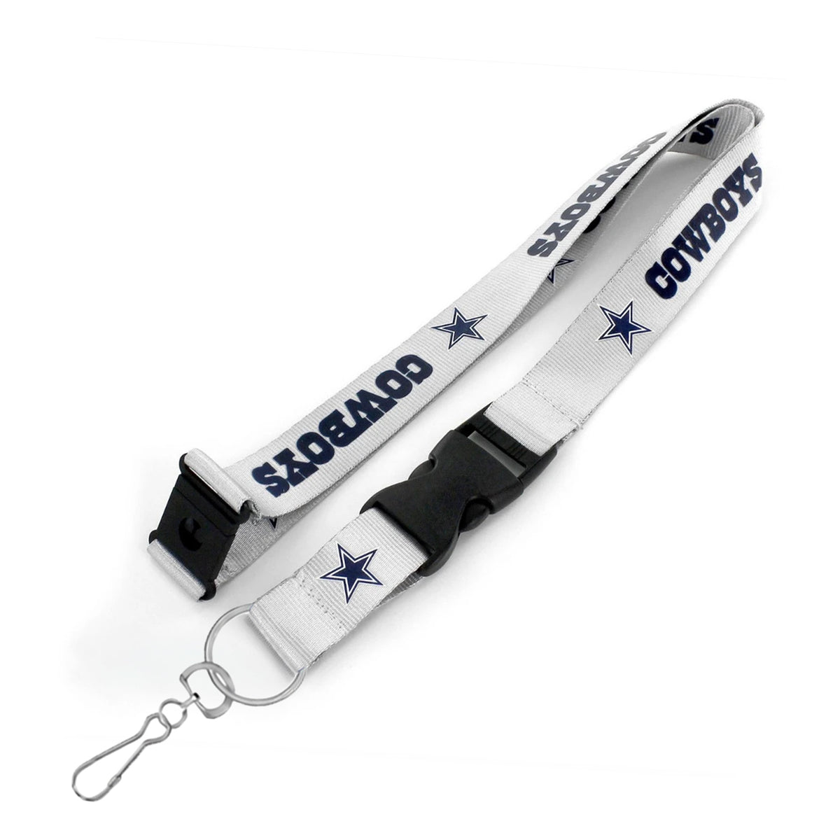 Dallas Cowboys Silver Lanyard