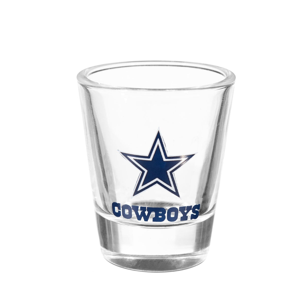 Dallas Cowboys 4-Piece Ceramic and Glass 2oz. Shot Glass Set - EG Collective - 801946180081