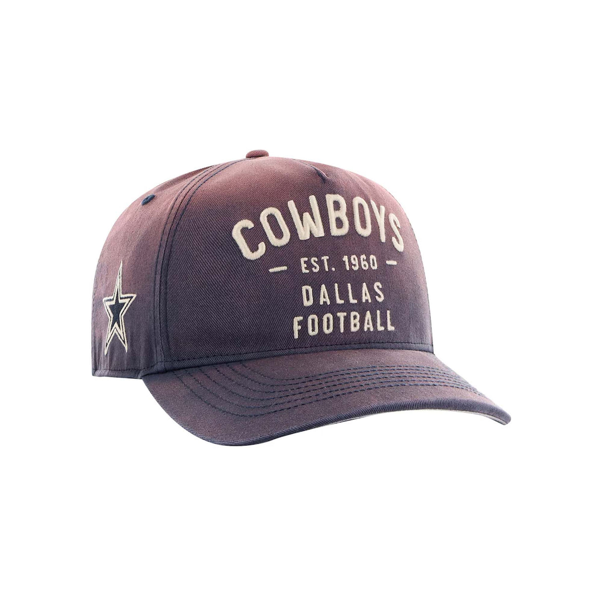 Dallas Cowboys Navy Dusted Laramie Hitch Adjustable Hat - '47 -