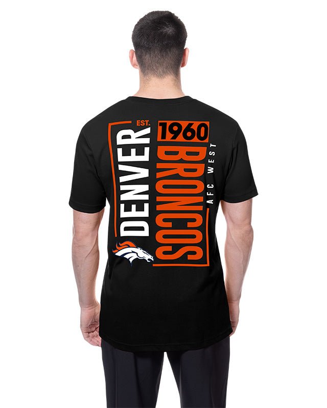 Denver Broncos Black New Era 2 - Hit Boxy T-Shirt - New Era -