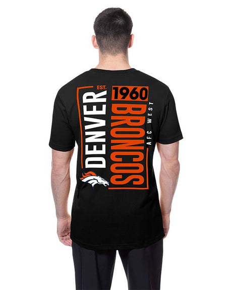 Denver Broncos Black New Era 2 - Hit Boxy T-Shirt - New Era -