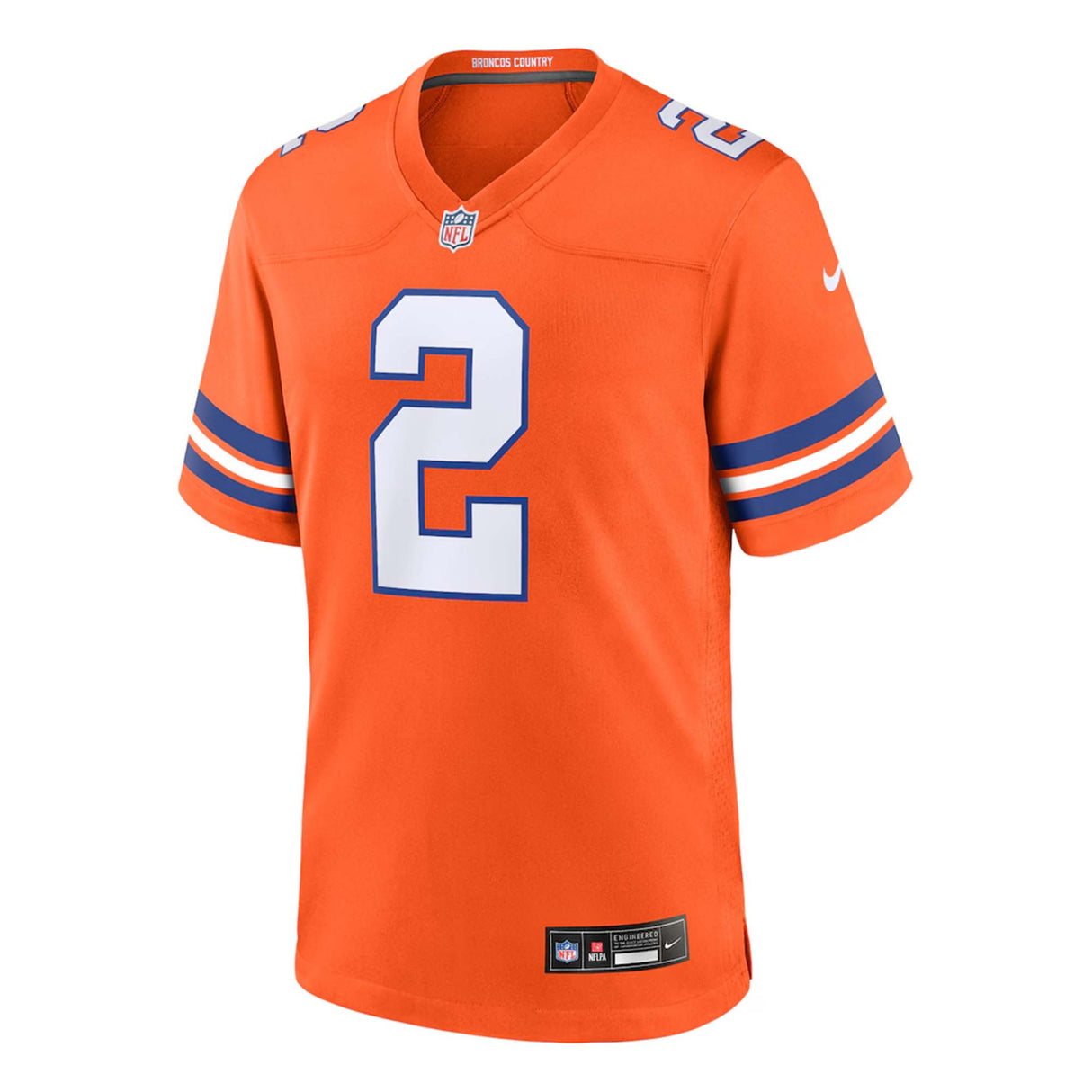 Denver Broncos Patrick Surtain II 2 Orange Nike Game Player Jersey - Nike - 2304401105125