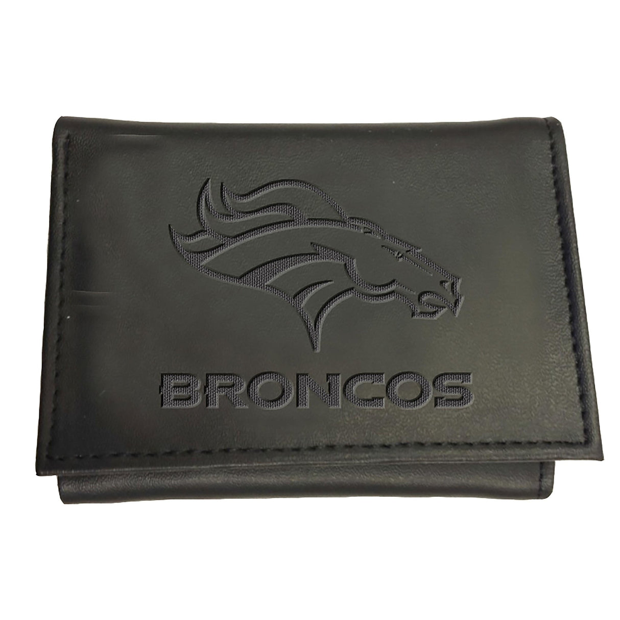 Denver Broncos, Tri - Fold Wallet, Black - EG Collective - 801946245827