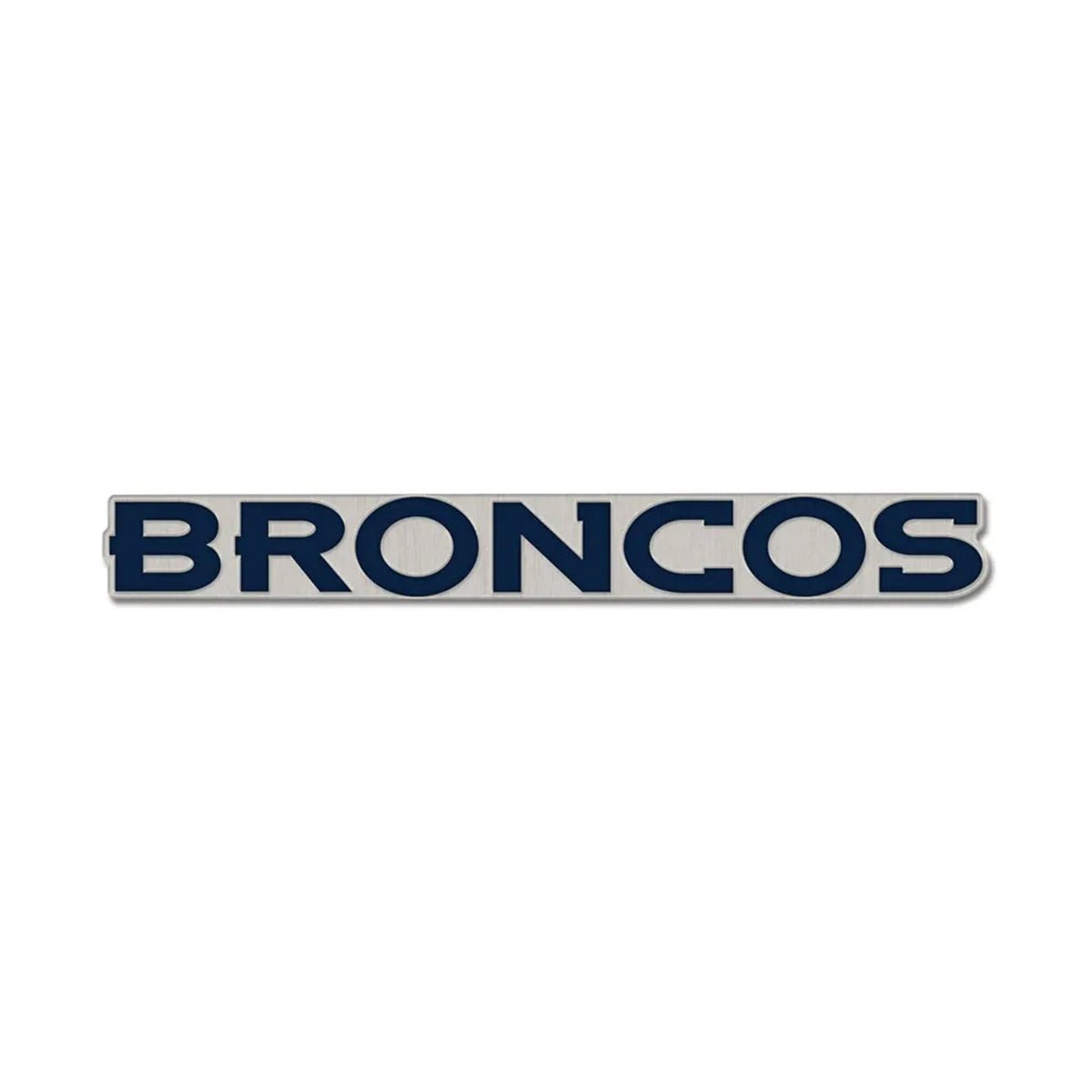 Denver Broncos Wordmark Collector Enamel Pin - Wincraft - 3236011052