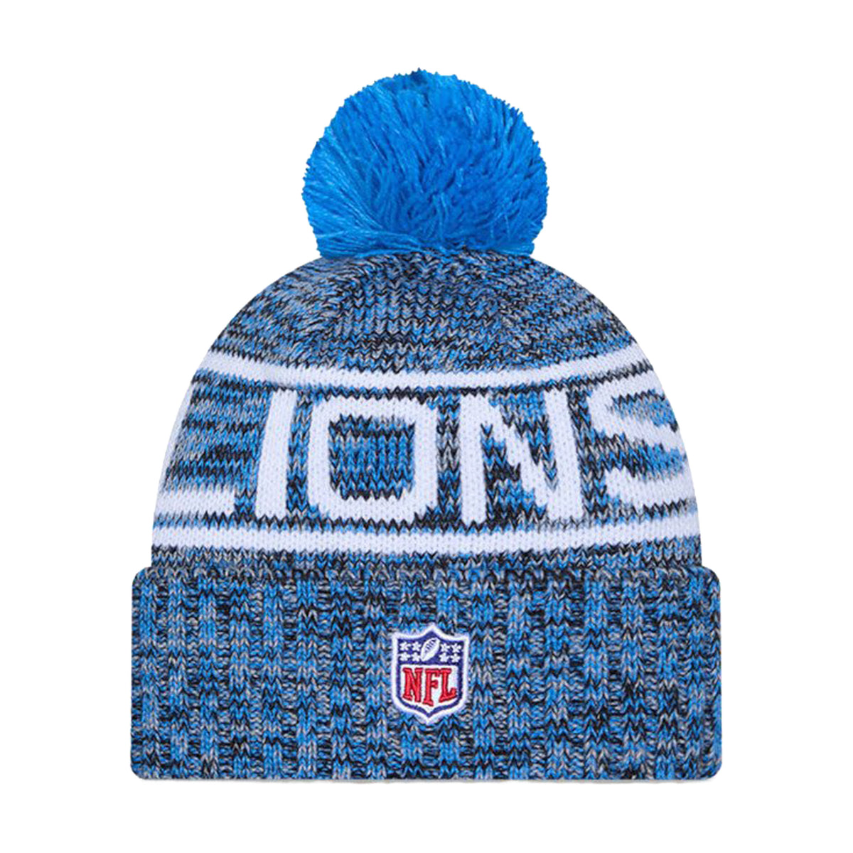 Detroit Lions Knit Pom Beanie - New Era -