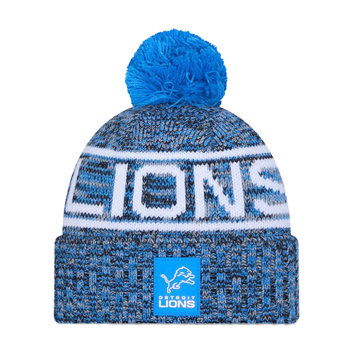 Detroit Lions Knit Pom Beanie - New Era -