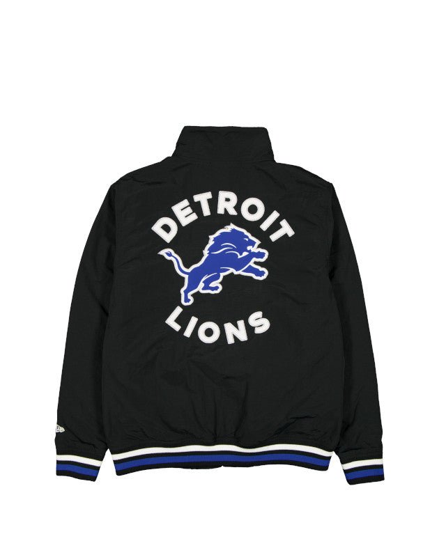 Detroit Lions Throwback Full - Zip Jacket – Black - New Era -