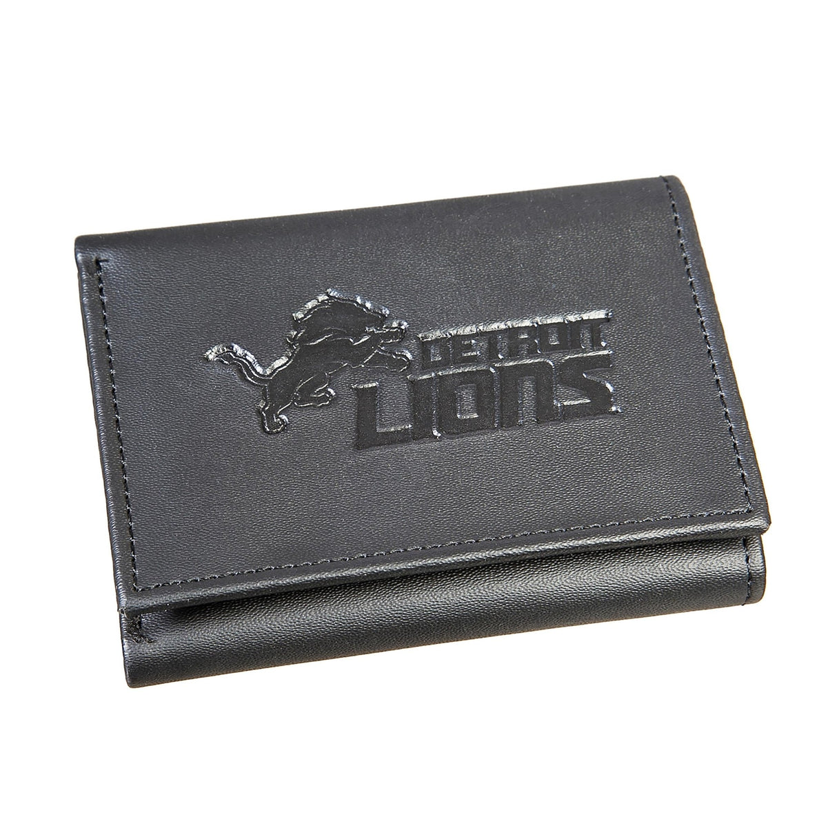Detroit Lions, Tri - Fold Wallet, Black - EG Collective - 808412810817