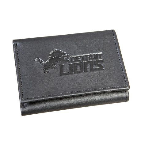 Detroit Lions, Tri - Fold Wallet, Black - EG Collective - 808412810817