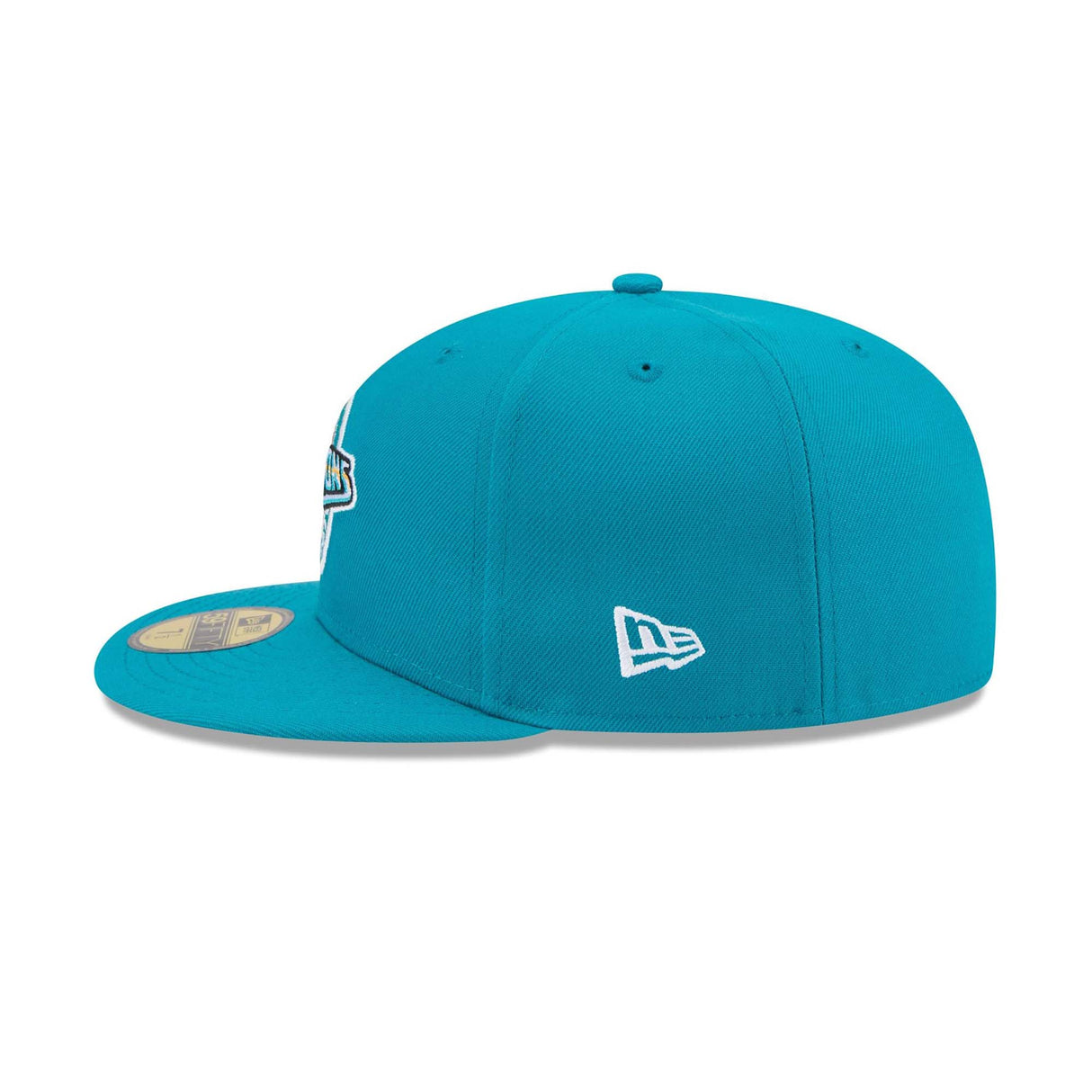 Detroit Pistons Hardwood Classic Teal 59FIFTY Fitted Hat - New Era - 23440322201