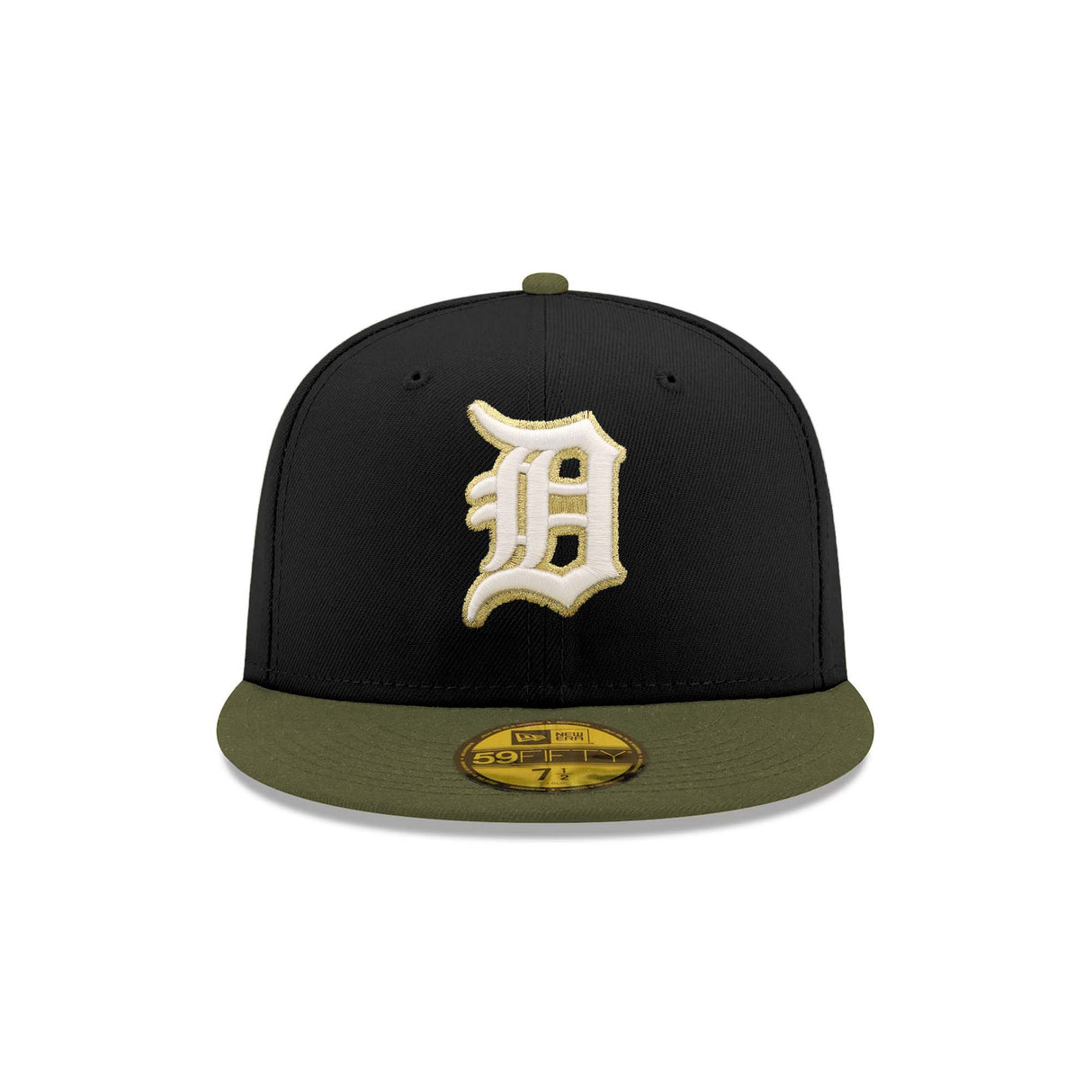 Detroit Tigers Inverse "Field Issue" Black & Olive 59FIFTY Fitted Hat - New Era -