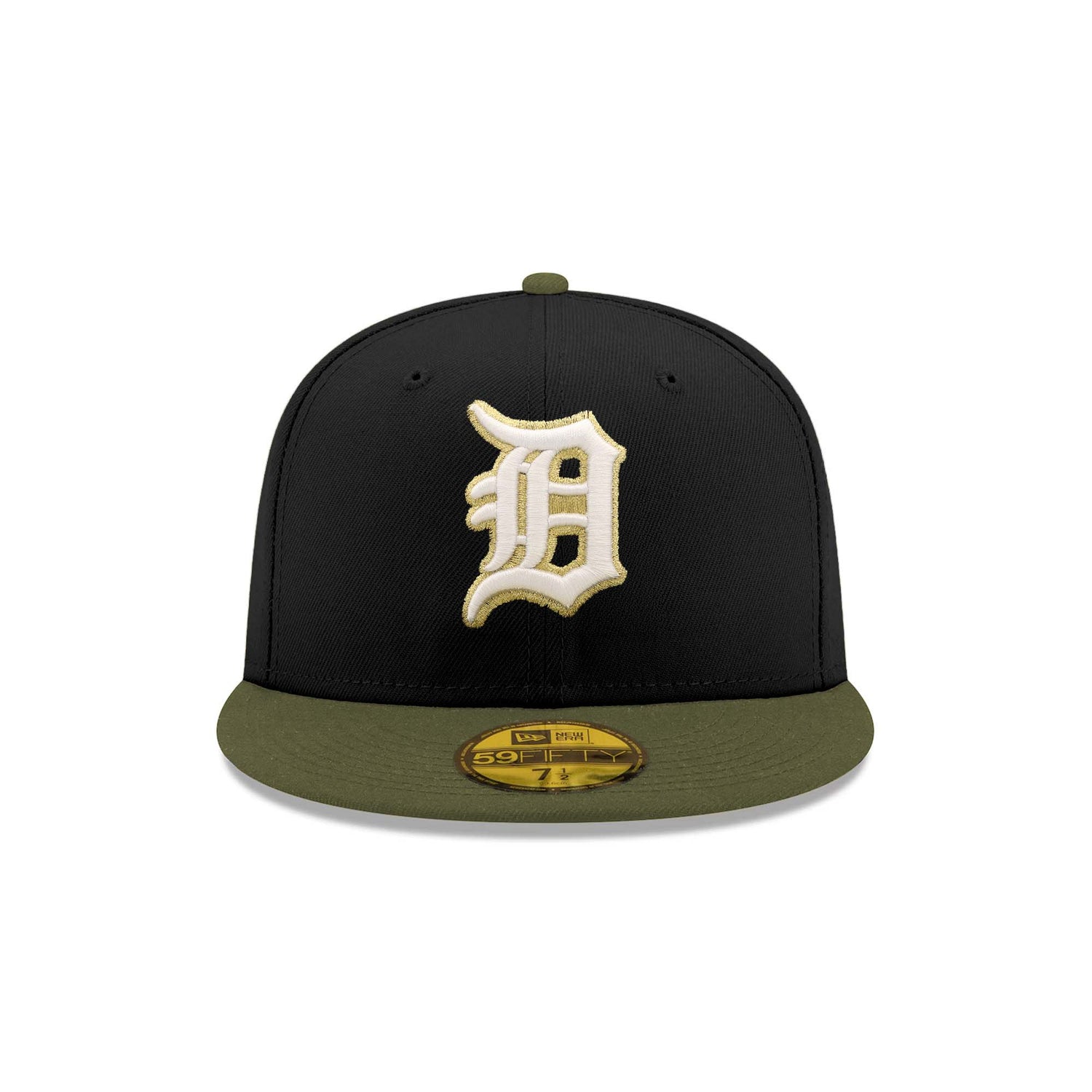 Detroit Tigers Inverse "Field Issue" Black & Olive 59FIFTY Fitted Hat - New Era -