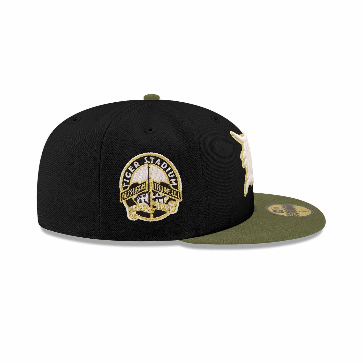 Detroit Tigers Inverse "Field Issue" Black & Olive 59FIFTY Fitted Hat - New Era -