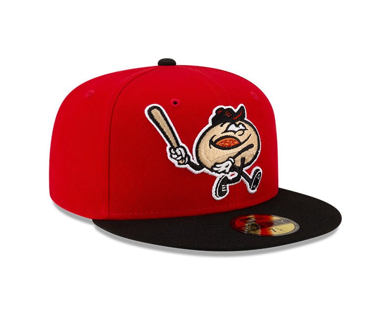 Erie Seawolves Red/Black Theme Night Pepperoni 59FIFTY Fitted Hat - New Era -