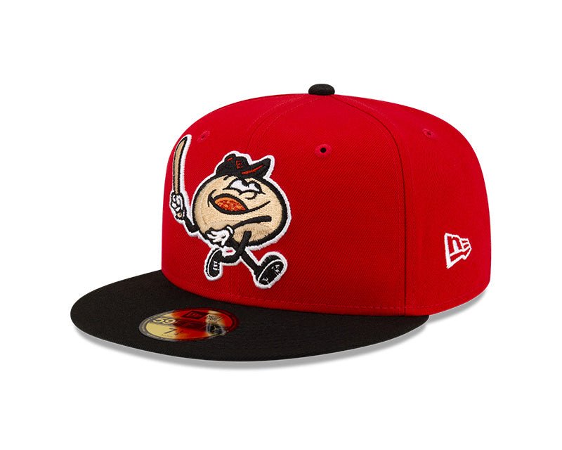 Erie Seawolves Red/Black Theme Night Pepperoni 59FIFTY Fitted Hat - New Era -
