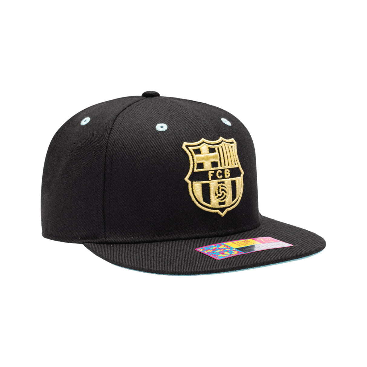 FC Barcelona Black/Gold FT - 90 Pro Fitted Hat - Fan Ink -