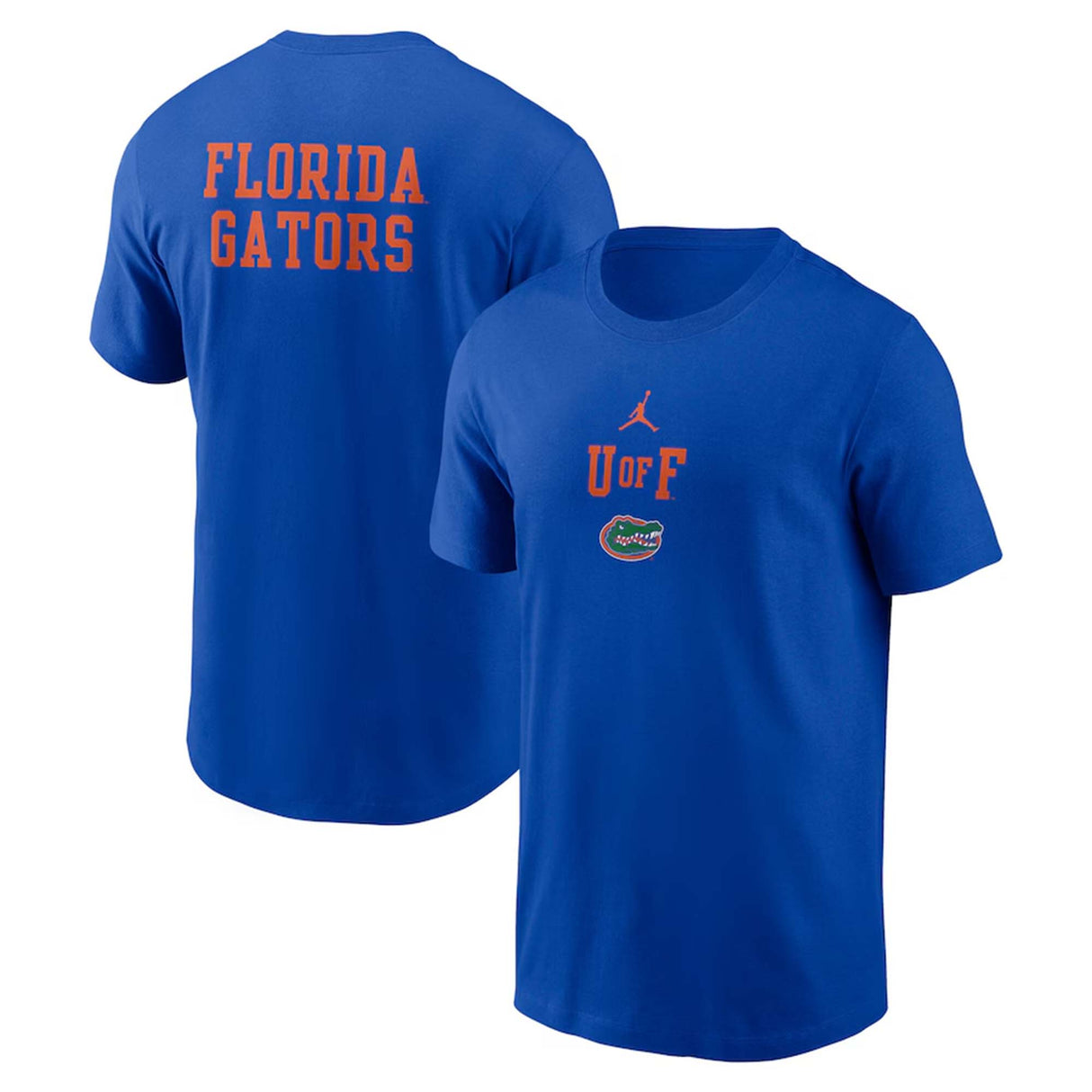 Florida Gators Jordan Brand 2 - Hit Stacked Blue T-Shirt - Nike -