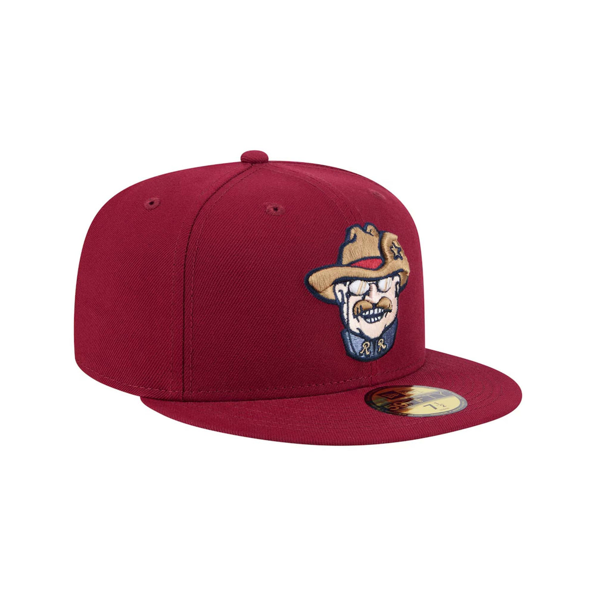 Frisco RoughRiders Burgundy Authentic Collection 59FIFTY Fitted Hat - New Era -