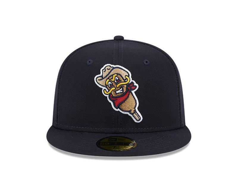 Frisco RoughRiders Navy Theme Night Alternate Logo 59FIFTY Fitted Hat - New Era -