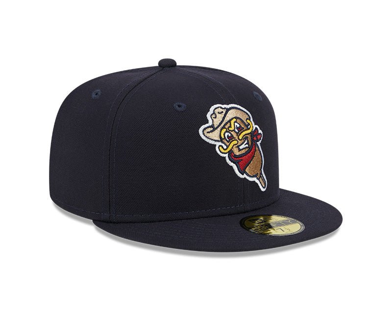 Frisco RoughRiders Navy Theme Night Alternate Logo 59FIFTY Fitted Hat - New Era -