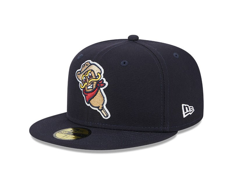 Frisco RoughRiders Navy Theme Night Alternate Logo 59FIFTY Fitted Hat - New Era -