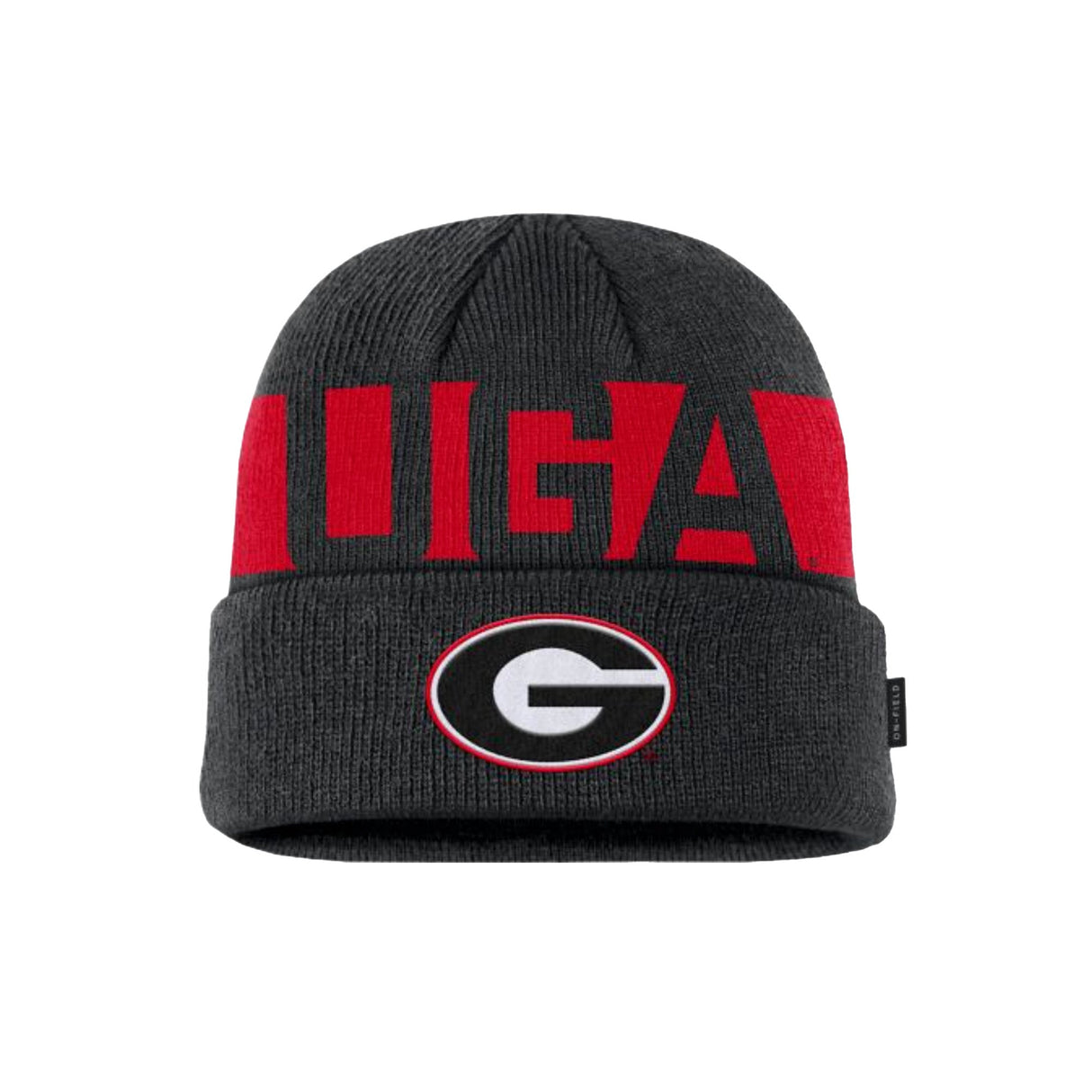 Georgia Bulldogs On - Field Cuffed Knit Beanie - Nike - 2306621