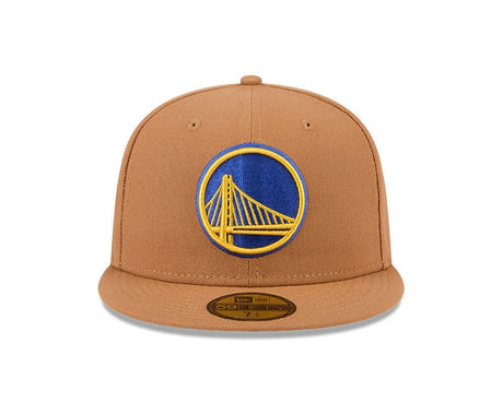 Golden State Warriors Tan Color Pack Team Patch 59FIFTY Fitted Hat - New Era -