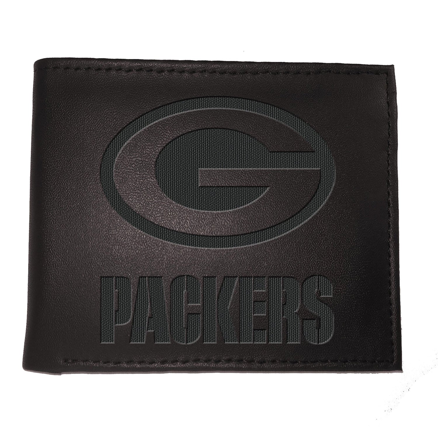 Green Bay Packers, Bi - Fold Wallet, Black - EG Collective - 801946307785