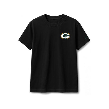 Green Bay Packers Black New Era 2 - Hit Boxy T-Shirt - New Era -