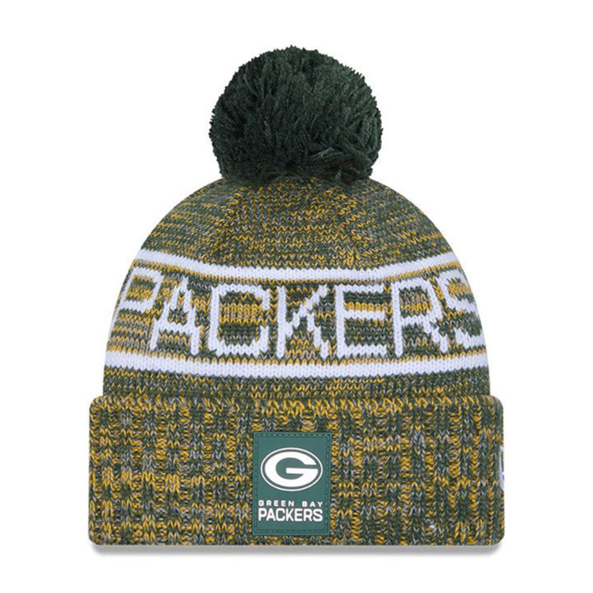 Green Bay Packers Knit Pom Beanie - New Era -