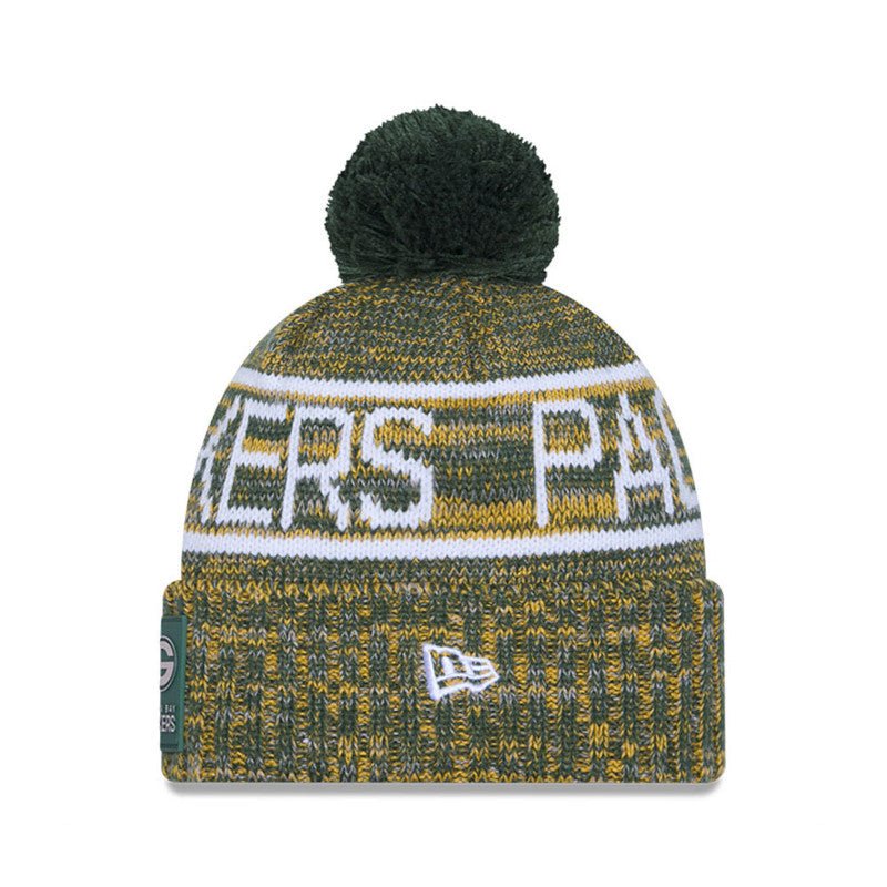 Green Bay Packers Knit Pom Beanie - New Era -