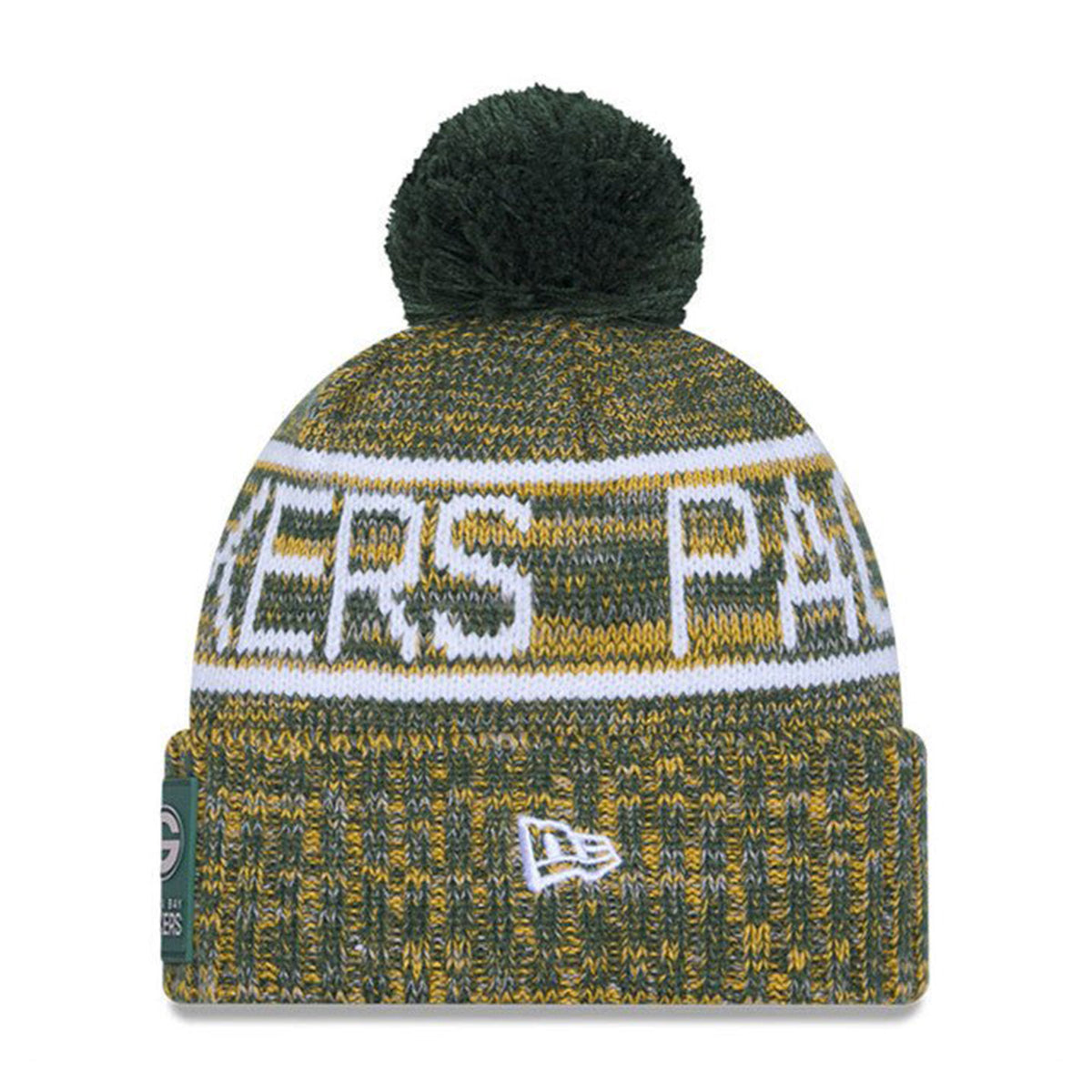 Green Bay Packers Knit Pom Beanie - New Era -