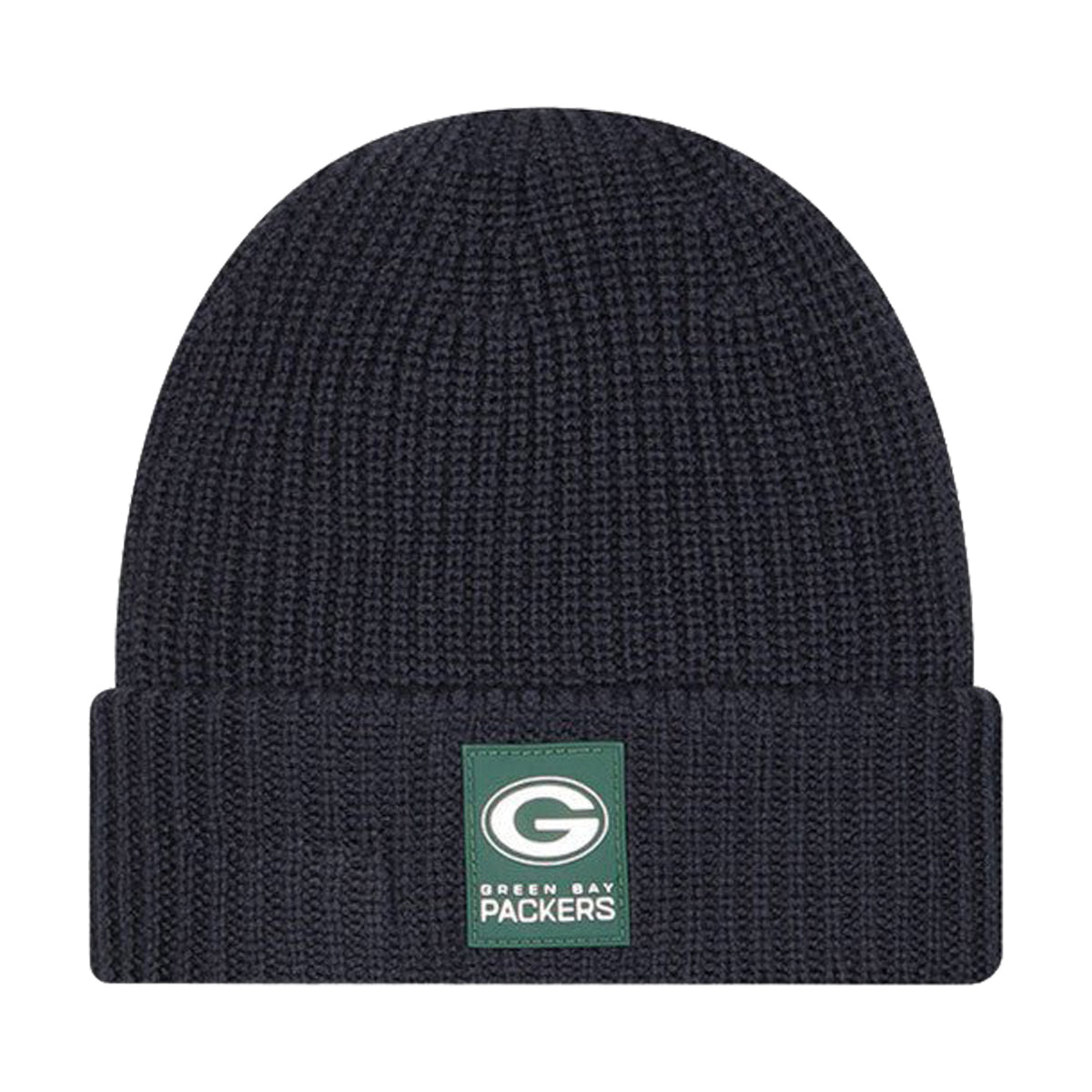 Green Bay Packers Navy Cuffed Knit Beanie - New Era -