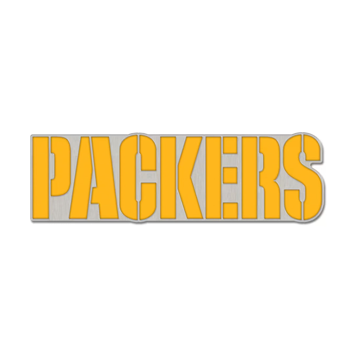 Green Bay Packers Wordmark Collector Enamel Pin - Wincraft - 3236011202