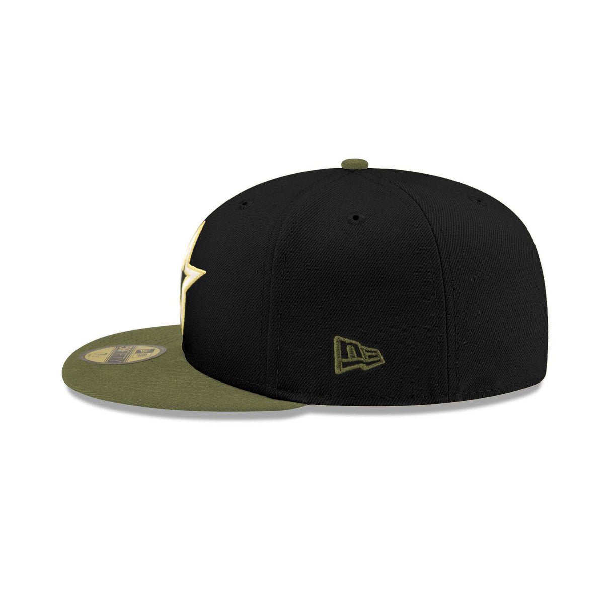 Houston Astros 35th Anniversary Patch Black & Olive "Inverse Field Issue" 59FIFTY Fitted Hat - New Era -
