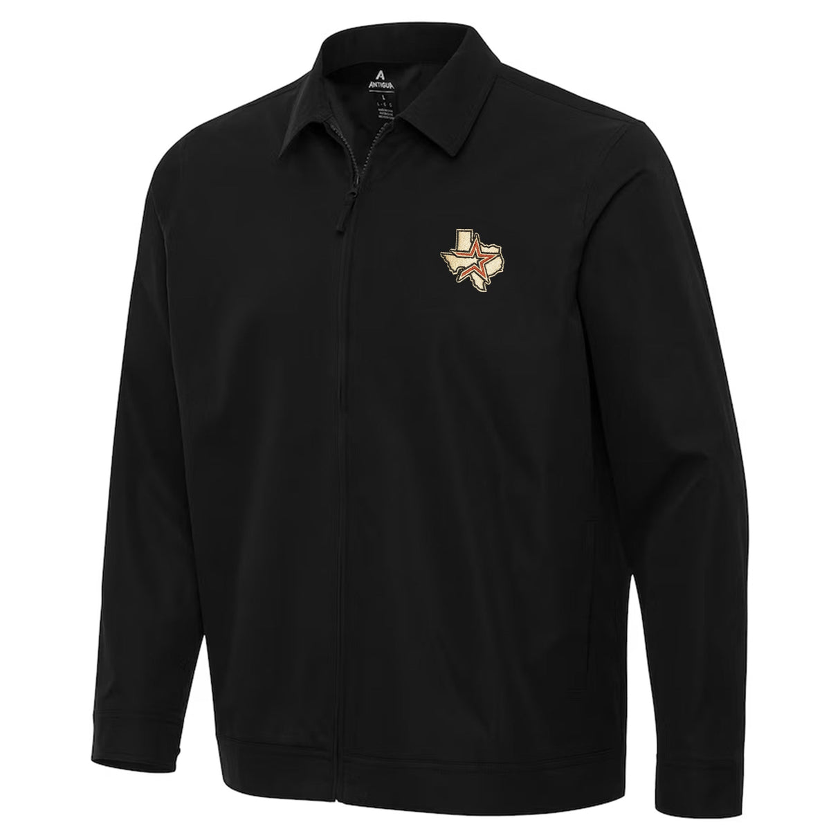 Houston Astros Black Antigua Pivot Jacket - Antigua -