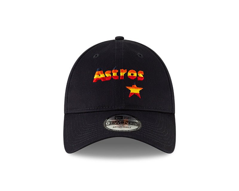 Houston Astros Black Core Classic 9TWENTY Adjustable Hat - New Era -