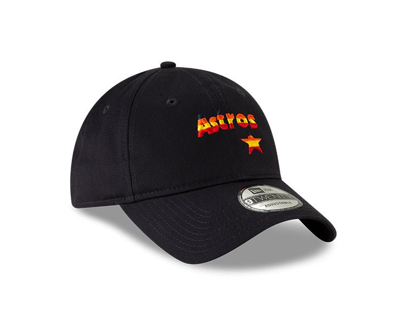 Houston Astros Black Core Classic 9TWENTY Adjustable Hat - New Era -