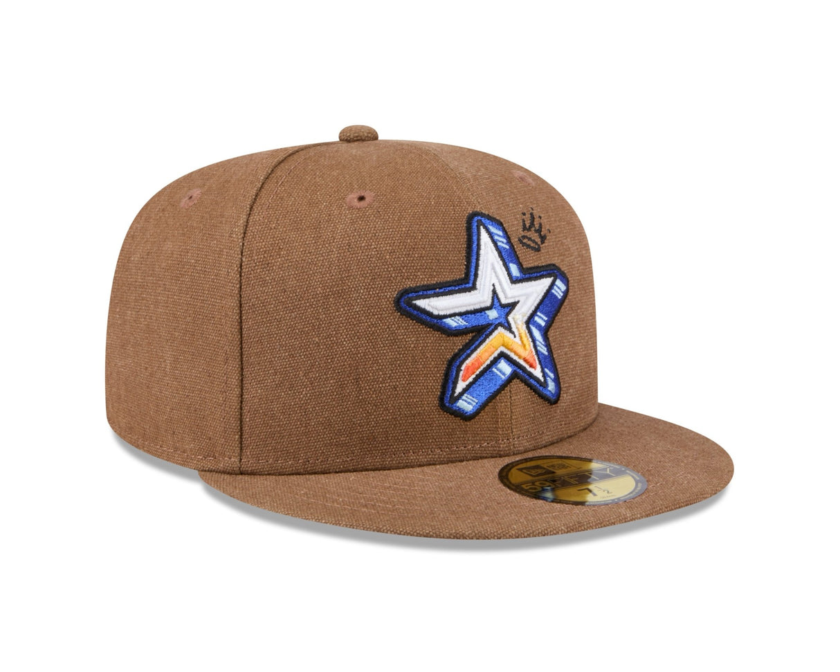 Houston Astros Canvas Camel 59FIFTY Fitted - New Era -