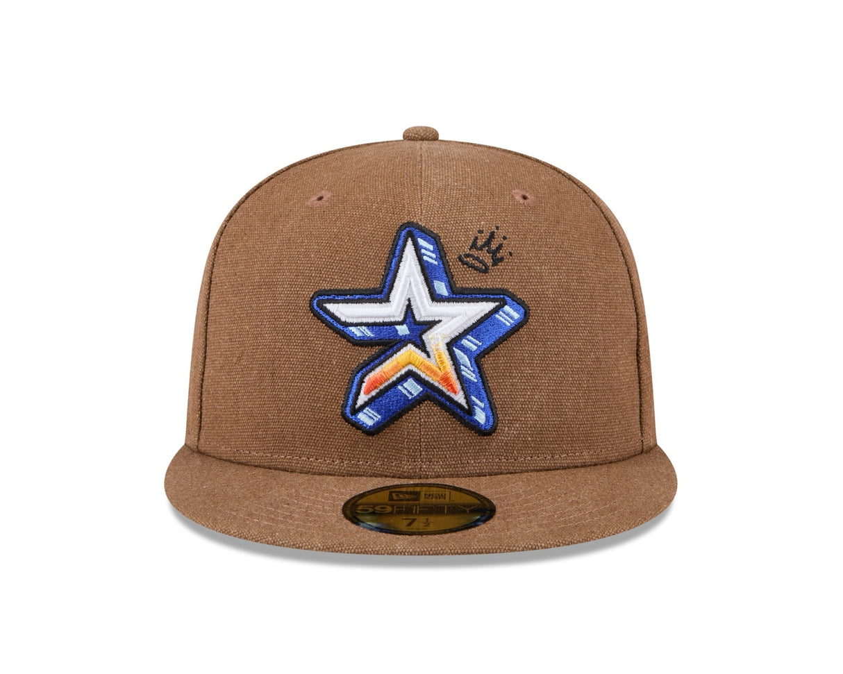 Houston Astros Canvas Camel 59FIFTY Fitted - New Era -