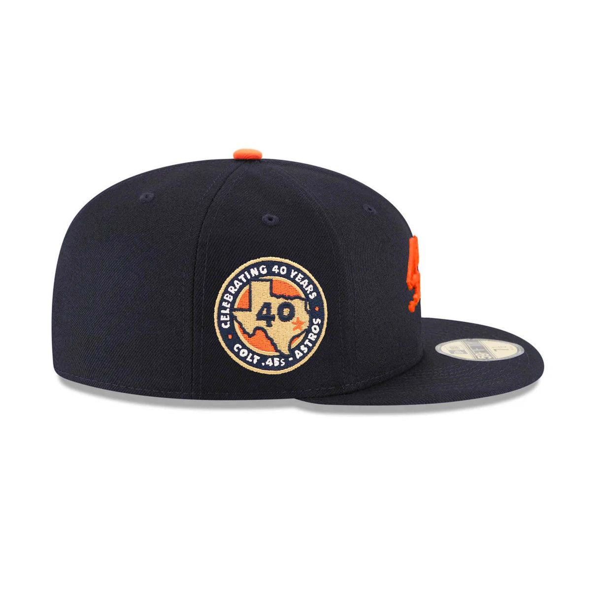 Houston Astros " Colt .45s " Navy & Orange 59FIFTY Fitted Hat - New Era -