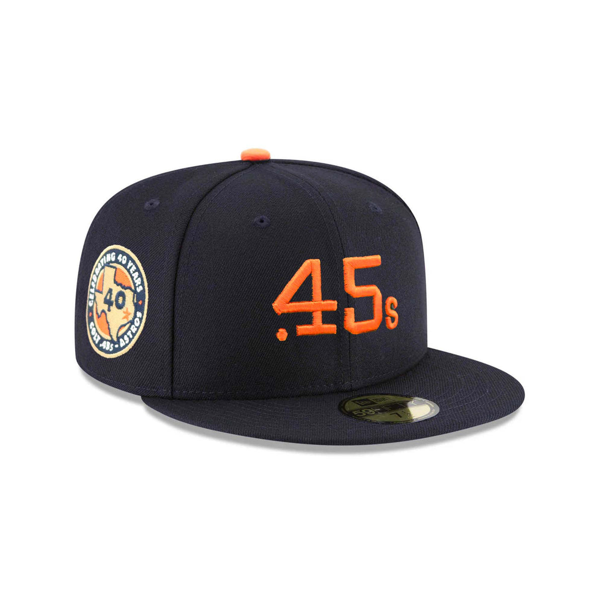 Houston Astros " Colt .45s " Navy & Orange 59FIFTY Fitted Hat - New Era -
