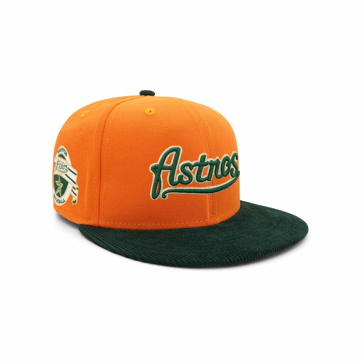 Houston Astros Cursive Orange Forest Cord 59FIFTY Fitted - New Era -