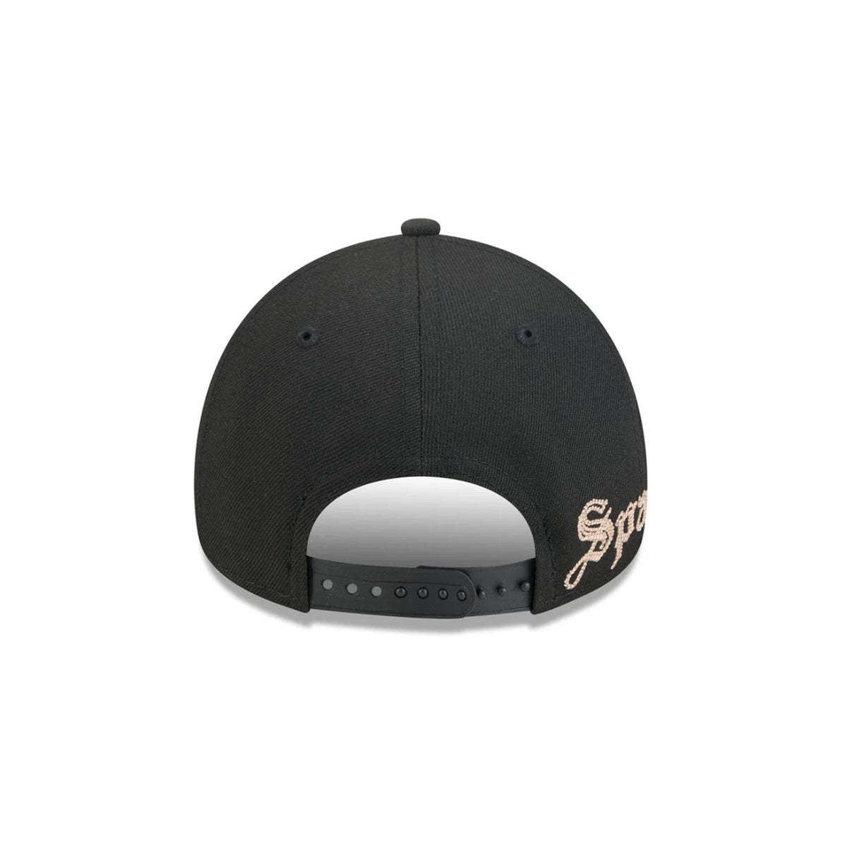 Houston Astros Gothic Lettering Black 9FORTY A-Frame Snapback Hat - New Era - 230144403