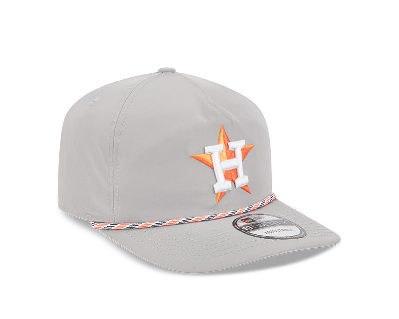 Houston Astros Gray New Era 19TWENTY Rope Snapback Hat - New Era -