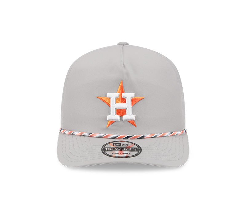 Houston Astros Gray New Era 19TWENTY Rope Snapback Hat - New Era -