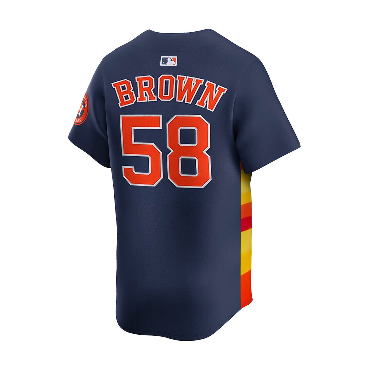 Houston Astros Hunter Brown 58 Alternate Navy Limited Jersey - Nike - 235901403117