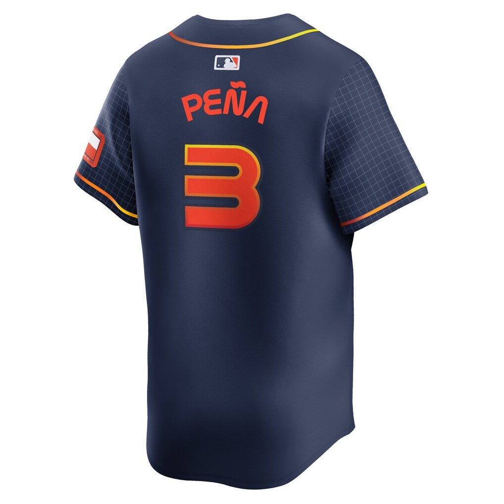 Houston Astros Jeremy Pena Navy Nike Replica City Connect Jersey - Nike -