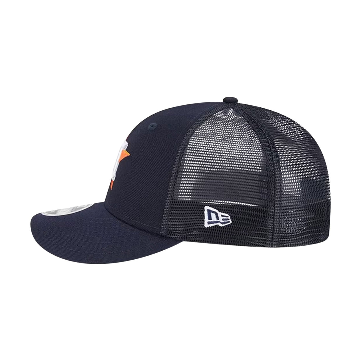 Houston Astros Logo Navy Low Profile 9FIFTY Trucker Snapback Hat - New Era - 23010140302